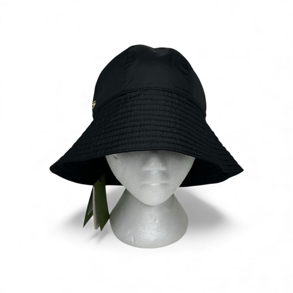 NWT Gucci Brella Cloche Size M 57cm Nylon Bucket Hat Black Gold GG Marmont $599 - Picture 6 of 15